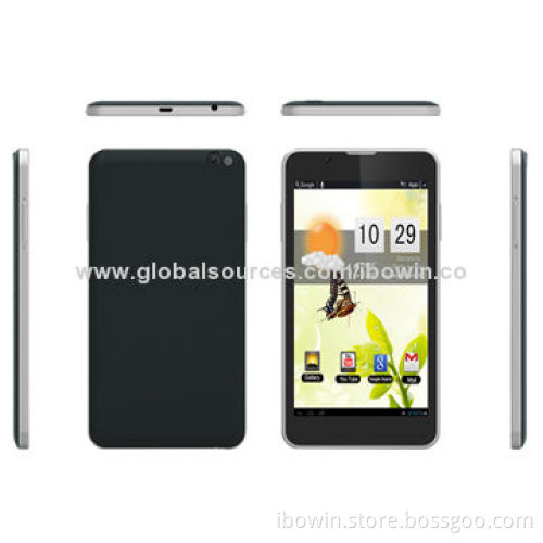 6-inch 3G WCDMA Smartphones with MTK8382 CPU/1.2GHz Cortex A9 Dual-core Processor/GPS/Java